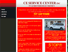 Tablet Screenshot of ceservicecenter.com